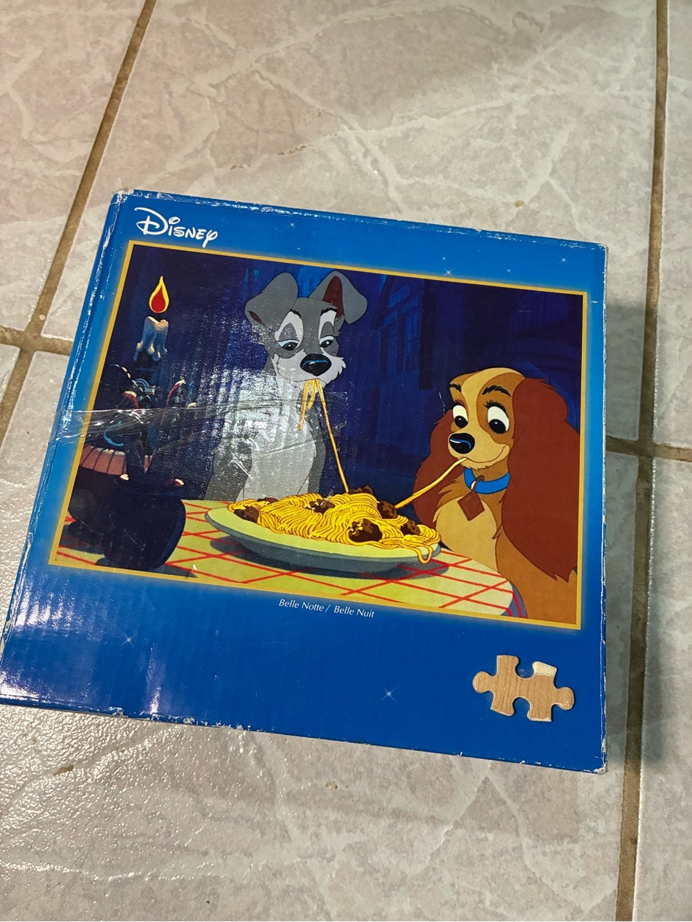 Disney Lady and the Tramp Puzzle - Blue Box